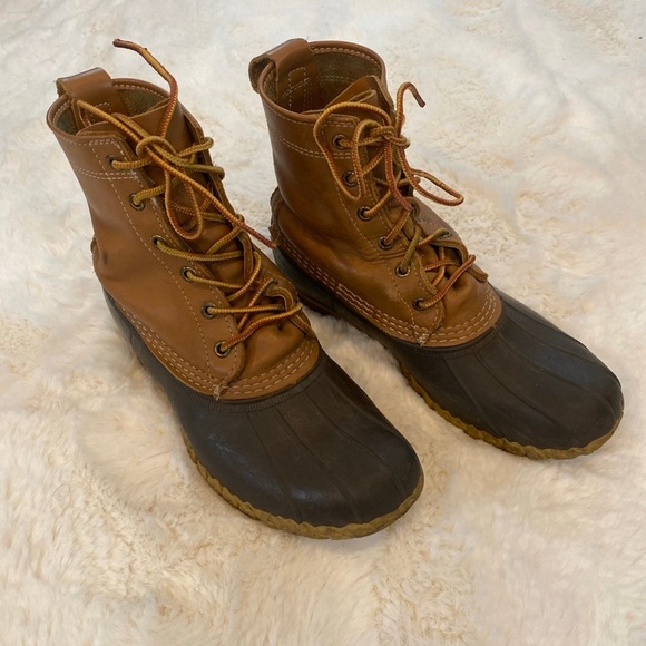 Women’s L.L. Bean 8” Duck Boots / Bean Boots - Picture 1 of 8